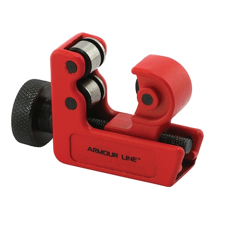 Prime-Line 1/8 in. to 1-1/8 in. Diameter Tubing Cutter, Large-Mini, Red Single Pack RP77111